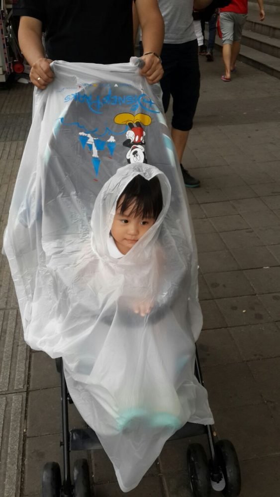 Raincoat for Children in Disneyland HongKong