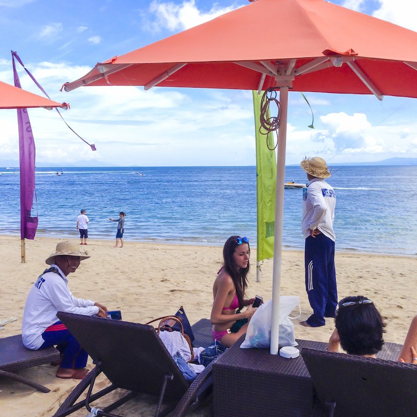 Beach Chair at Tanjung Benoa