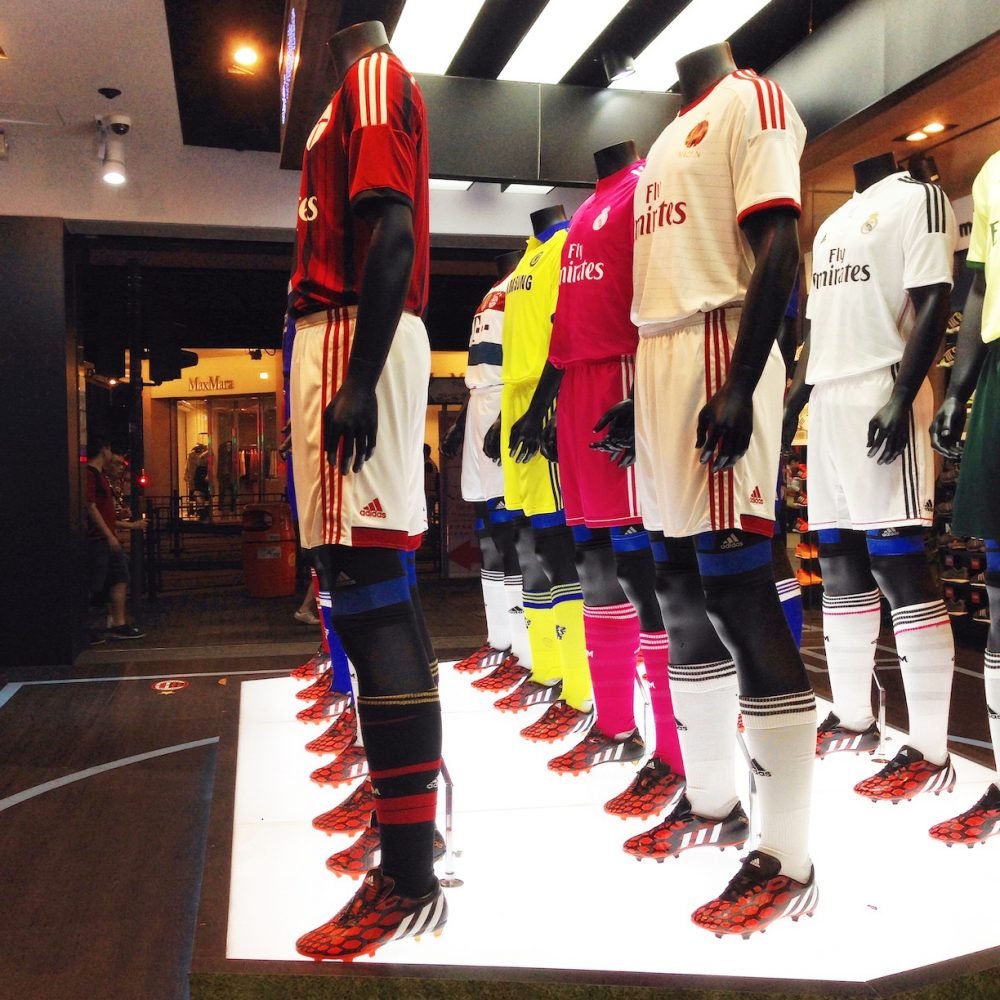 Adidas store in Hong Kong