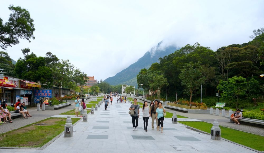 Ngong Ping Village view 