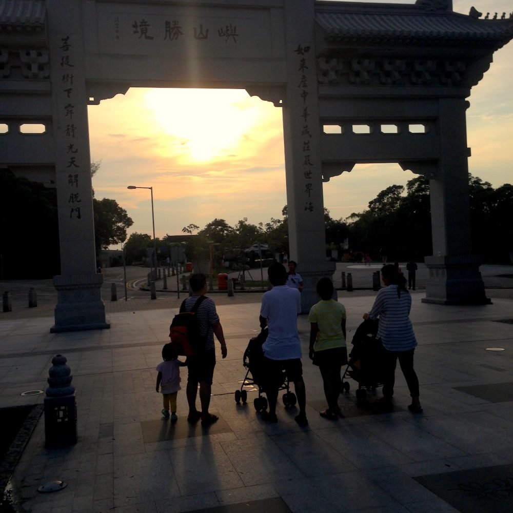 Ngong Ping Village Sunset