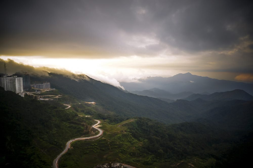 Sunset view at Genting Highland