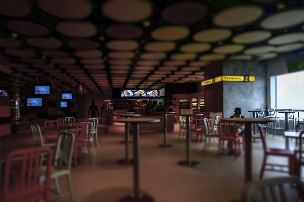 Terminal 2 Cafe Interior Design