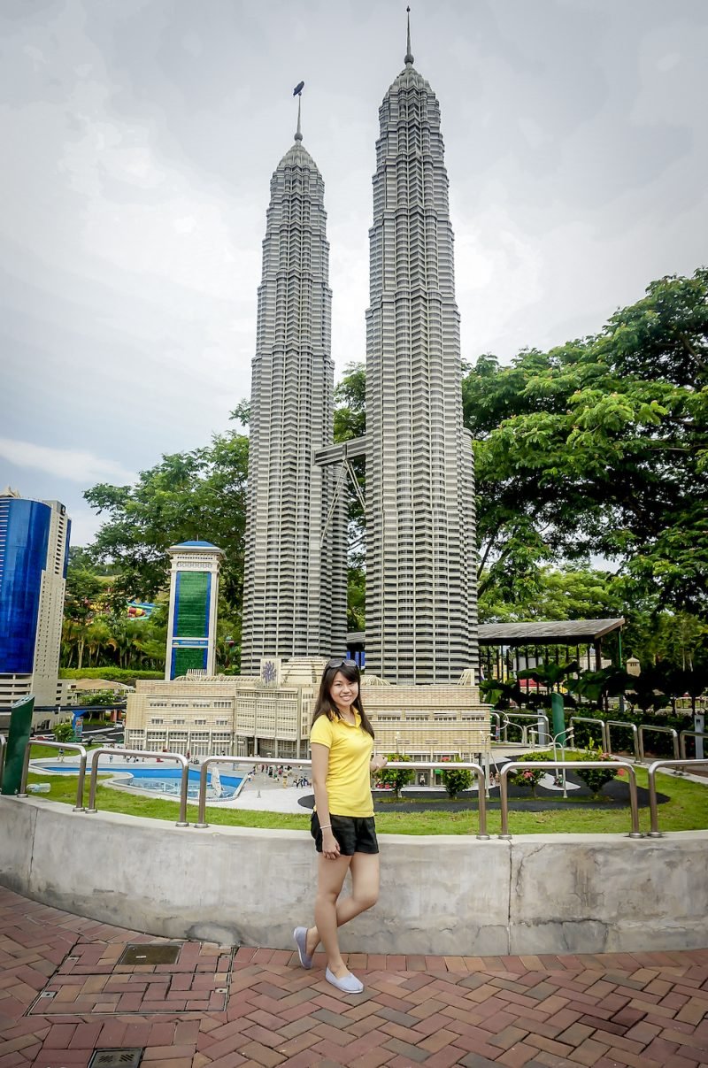 Petronas Twin Tower made of Lego. 