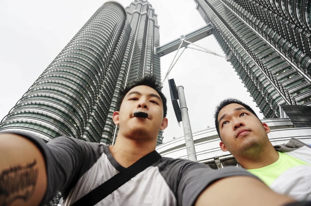 Wefie at Petronas Twin Tower