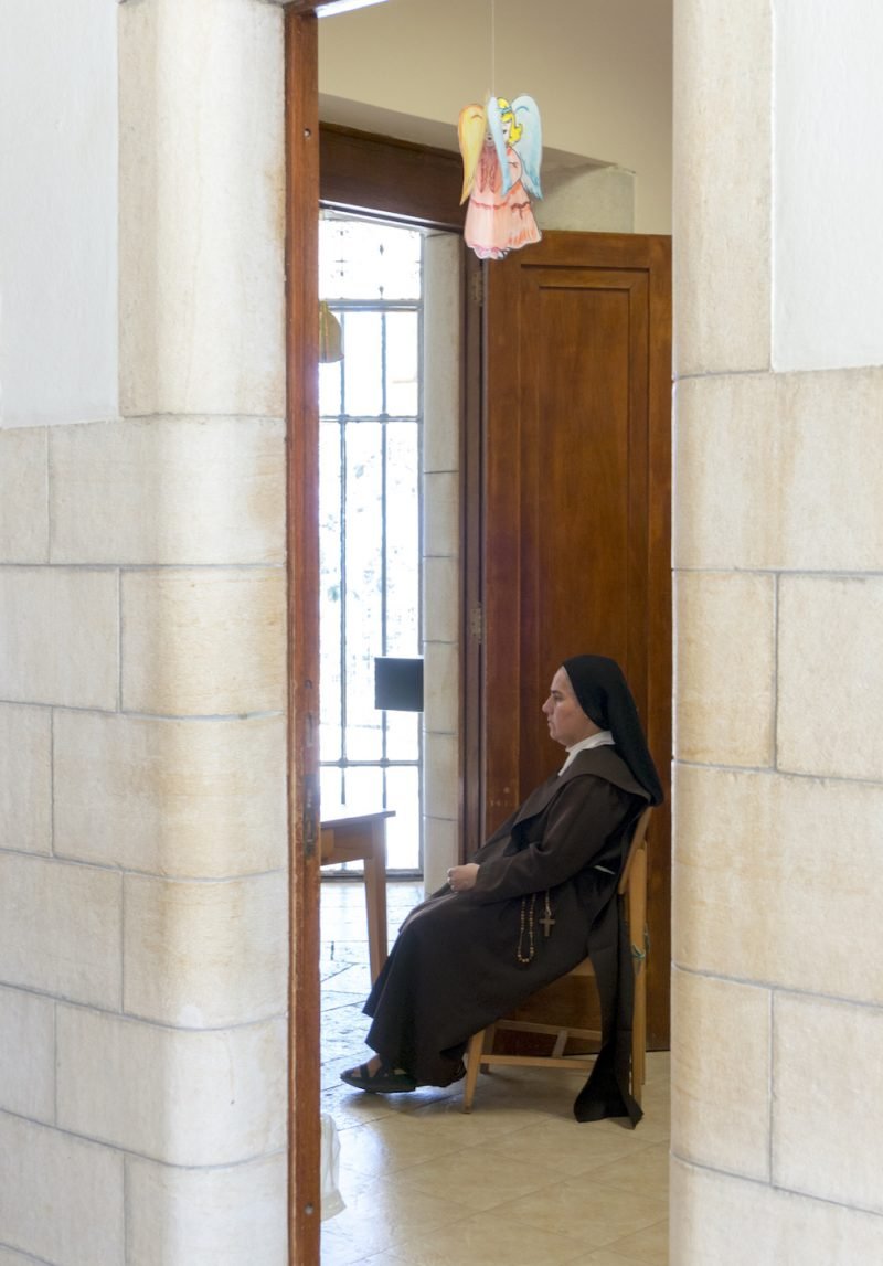 Nun at Church of The Beatitudes