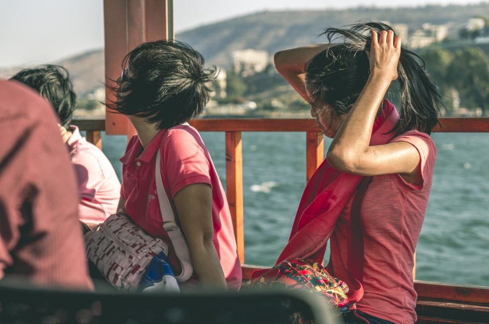 Worship boat Tiberias Lake