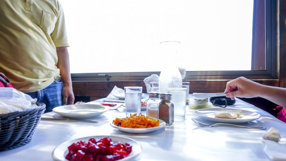 Salad as a welcome snack