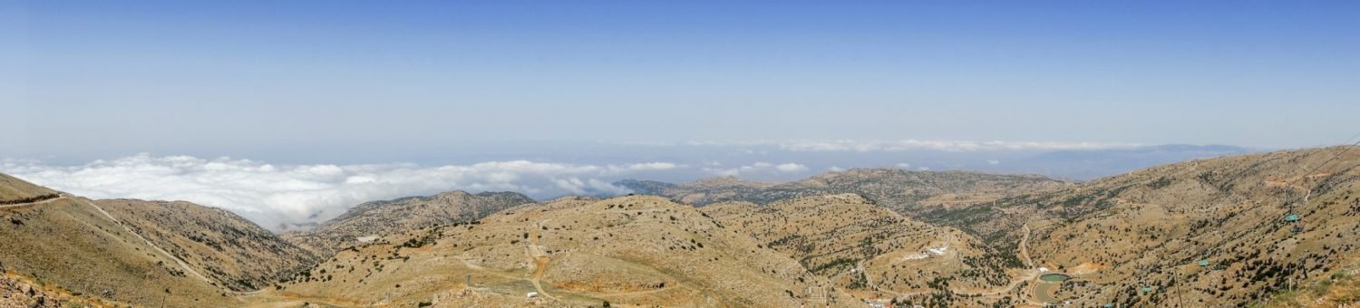 Wide Panorama of Mount Hermon