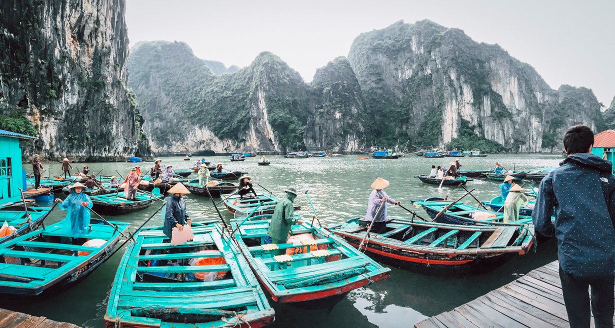 The Misty Dreamy Ha Long Bay : North Vietnam's Treasure