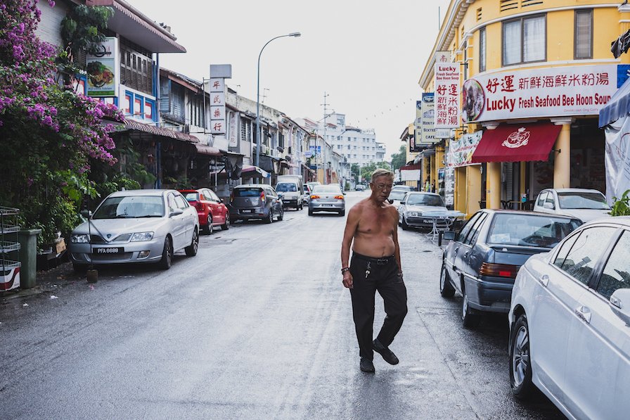 Topless Grandpa Penang