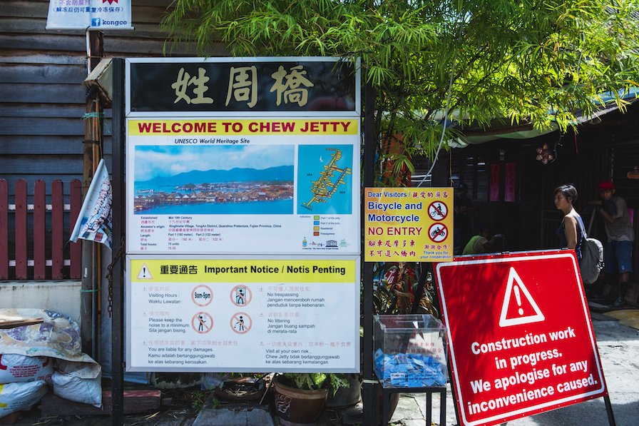 Chew Jetty Signage