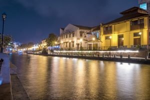 Malacca River at Night