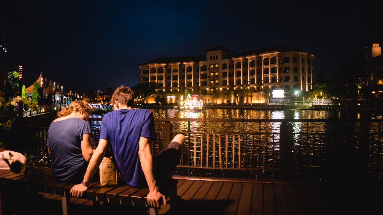 Melaka River at Night