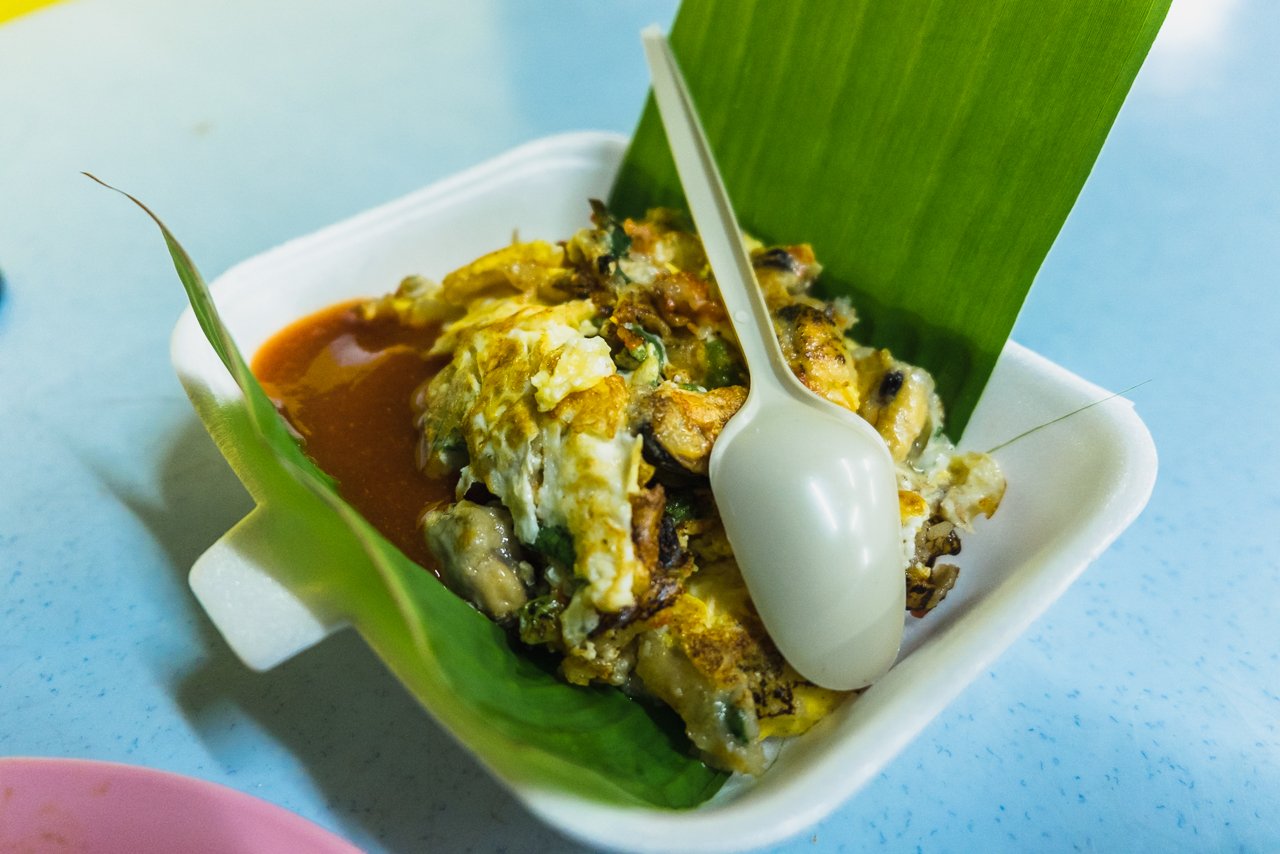 Fried Oyster Hawker Food Stalls Ipoh